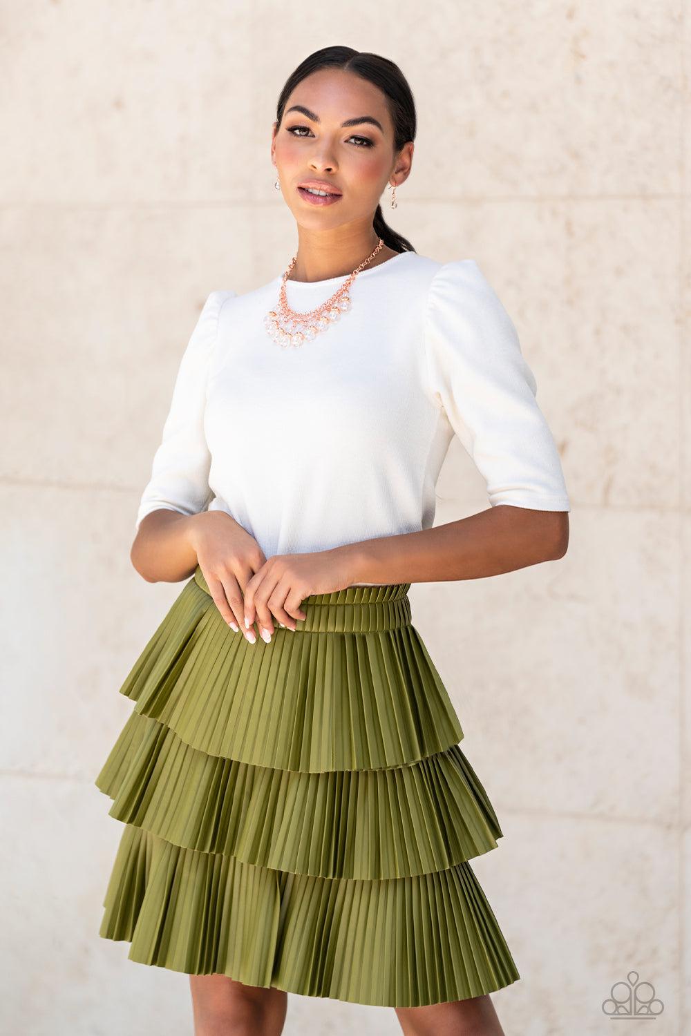 Deep Space Diva Copper & Iridescent Bead Necklace - Paparazzi Accessories