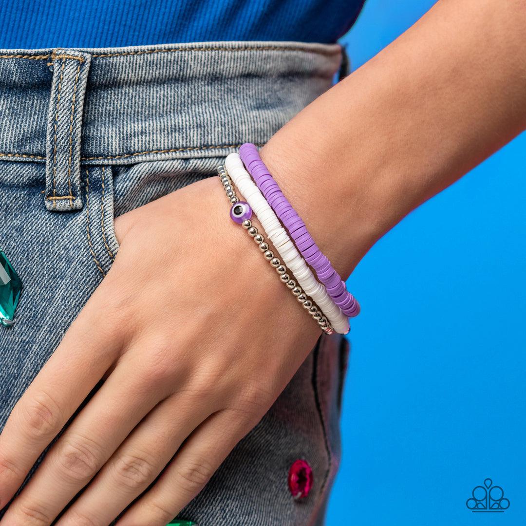 EYE Have A Dream Purple Bracelet - Paparazzi Accessories