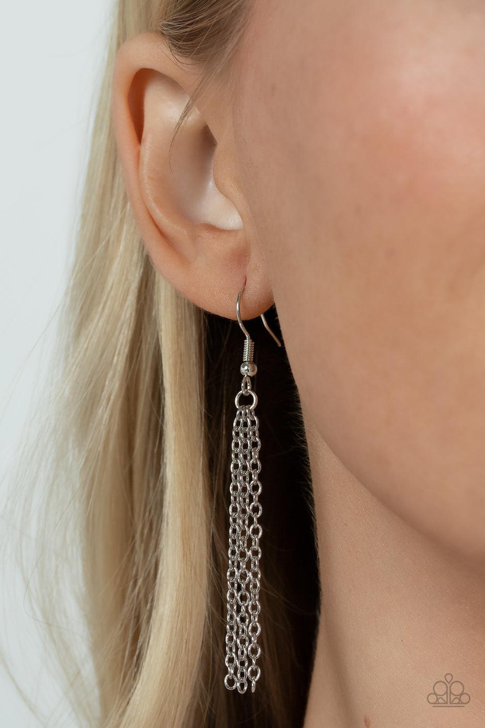 Celestial Courtier Coral Orange Gem Necklace - Paparazzi Accessories - free matching earrings -CarasShop.com - Paparazzi Jewelry by Cara Jewels