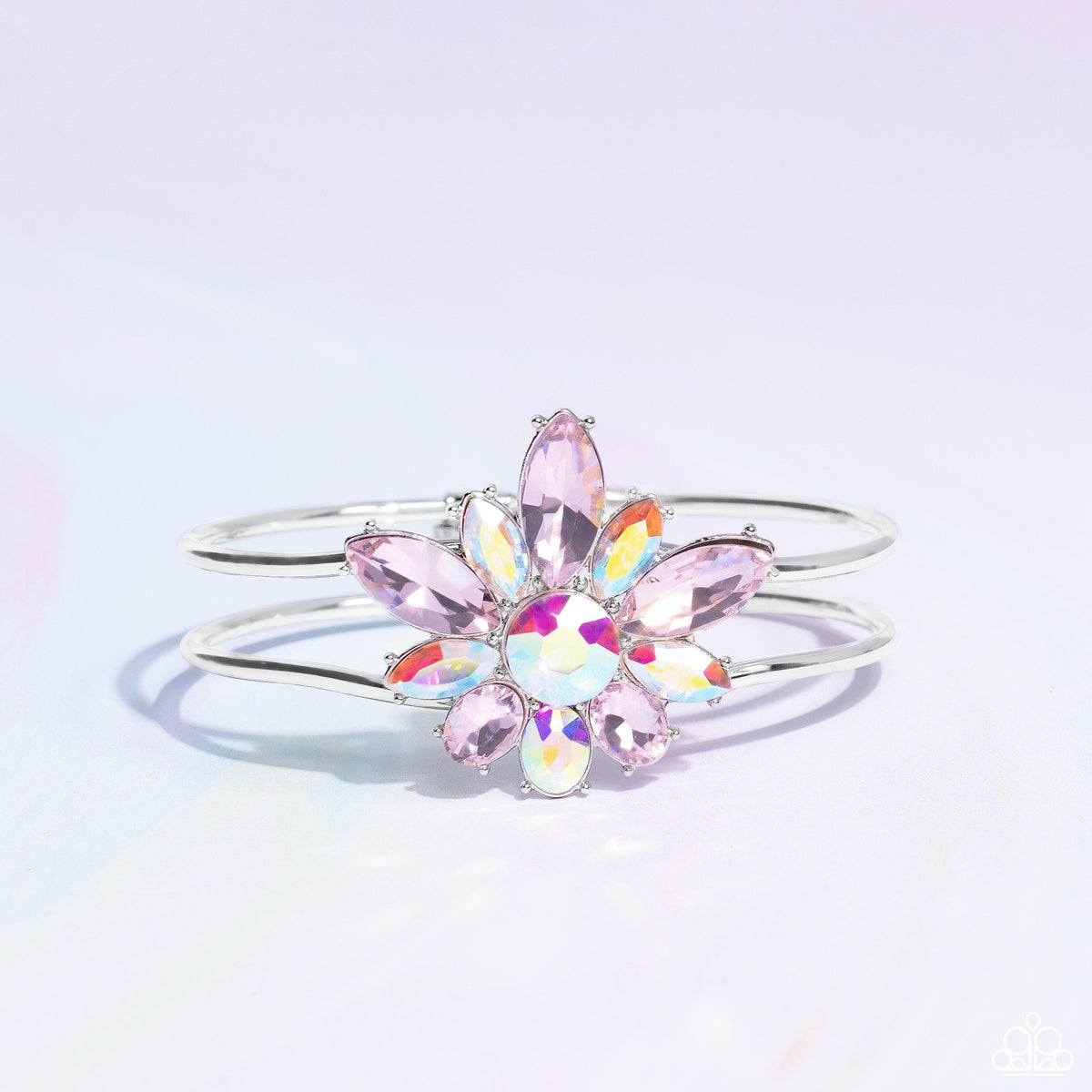 Chic Corsage Multi Iridescent Bracelet - Paparazzi Accessories