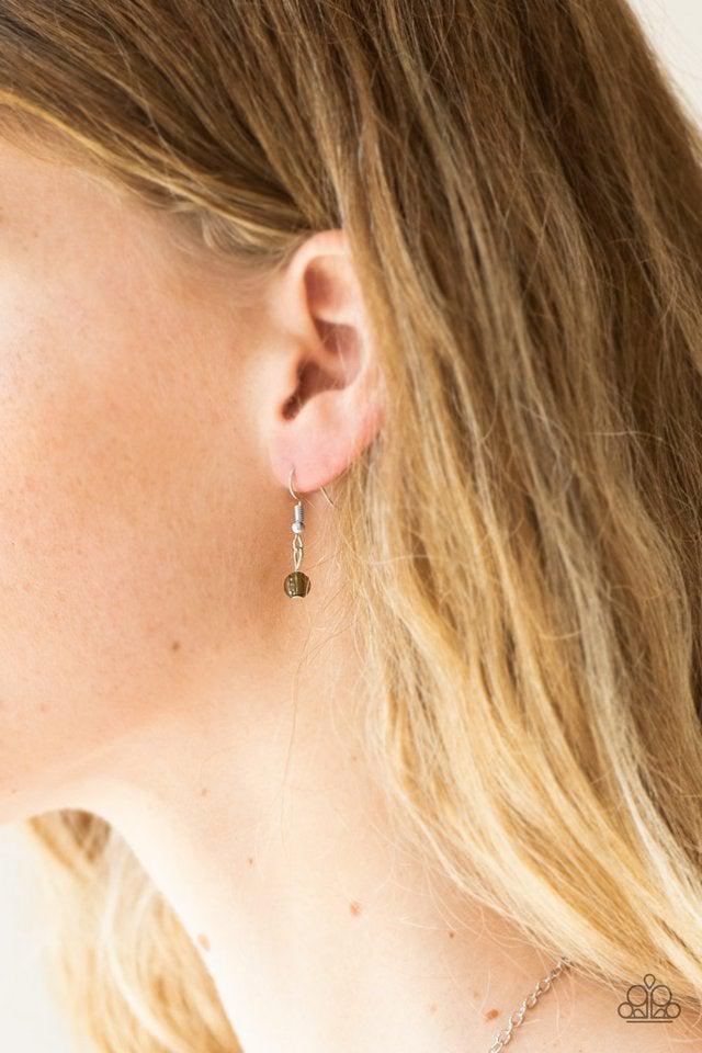 Colorful Cadence Multi Necklace - Paparazzi Accessories - free matching earrings -CarasShop.com - Paparazzi Jewelry by Cara Jewels