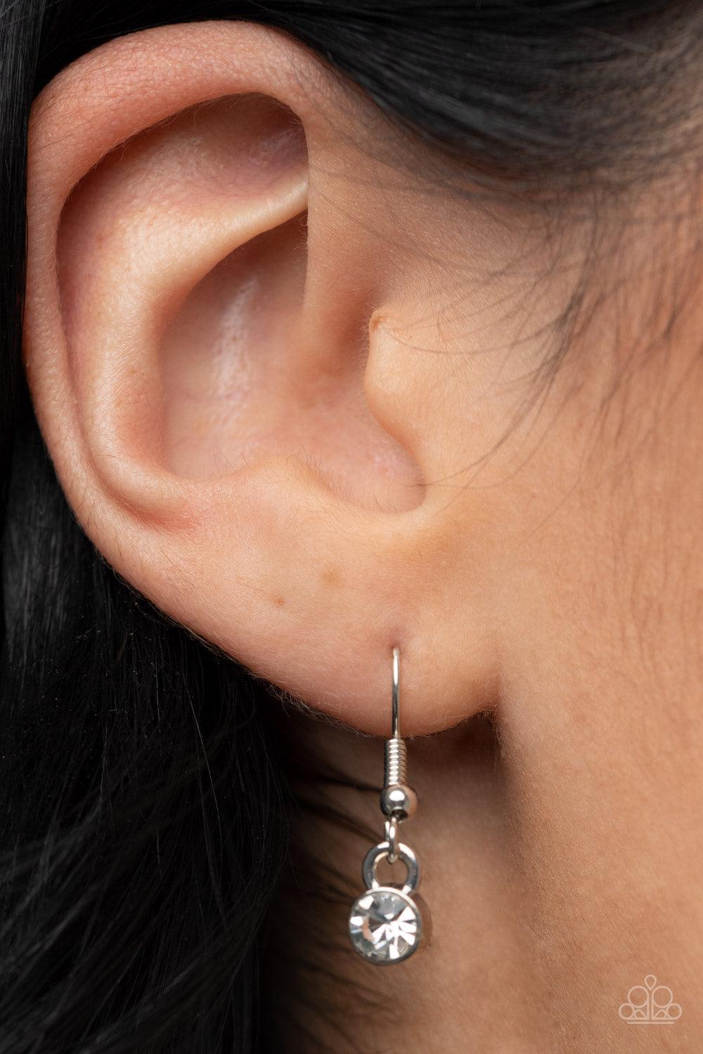 Envious Extravagance Red Rhinestone Necklace - Paparazzi Accessories - free matching earrings -CarasShop.com - Paparazzi Jewelry by Cara Jewels