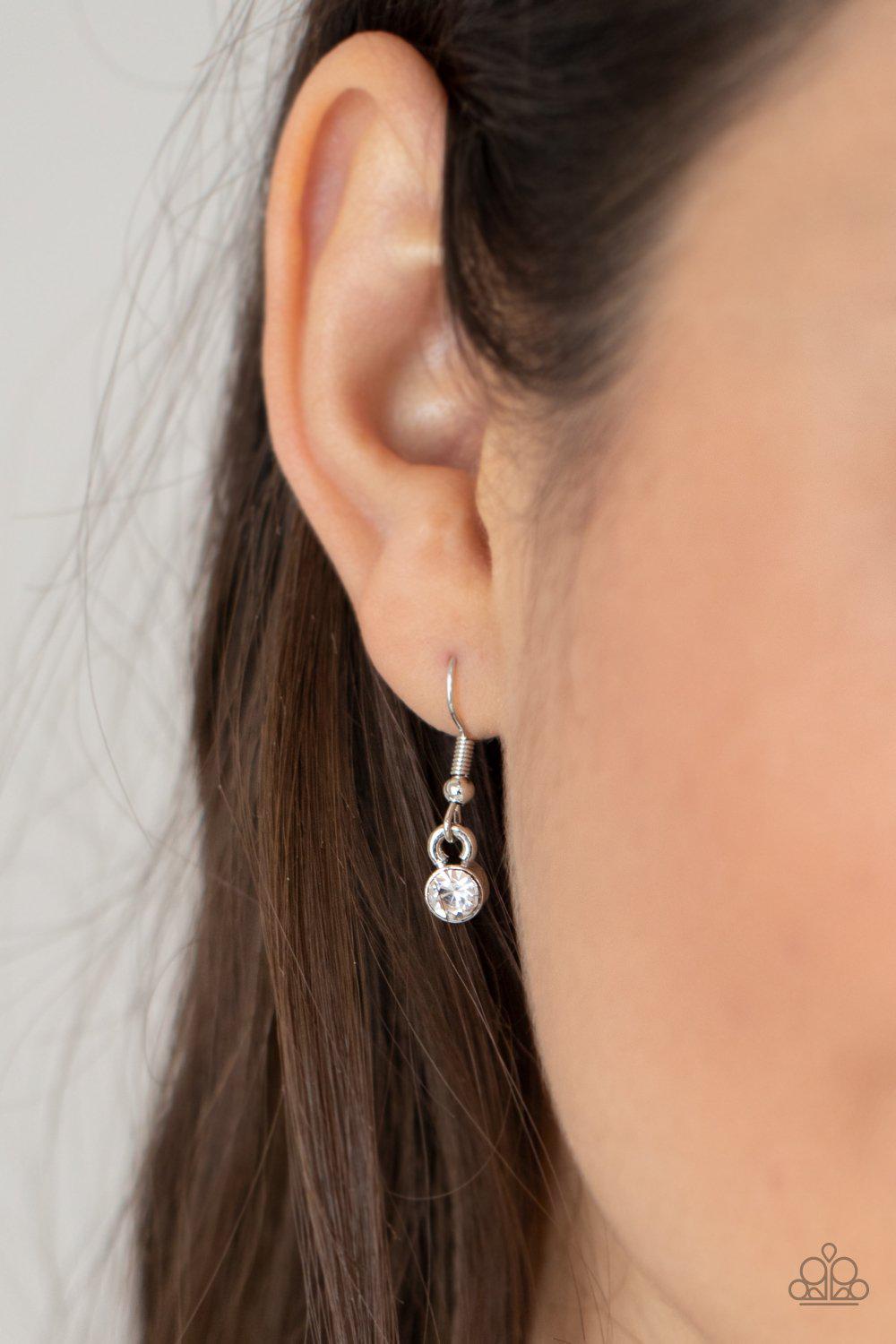 Exquisitely Enchanted Brown Cat's Eye Stone Necklace - Paparazzi Accessories - free matching earrings -CarasShop.com - Paparazzi Jewelry by Cara Jewels