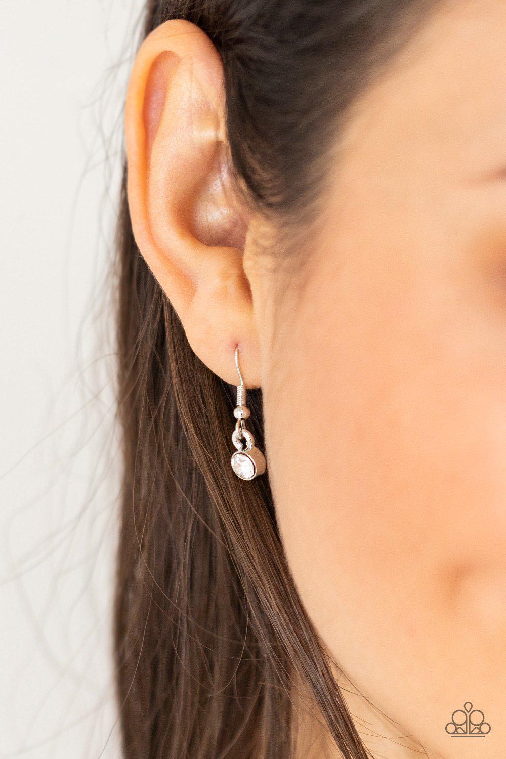 Exquisitely Enchanted Purple Cat's Eye Necklace - Paparazzi Accessories - free matching earrings -CarasShop.com - Paparazzi Jewelry by Cara Jewels