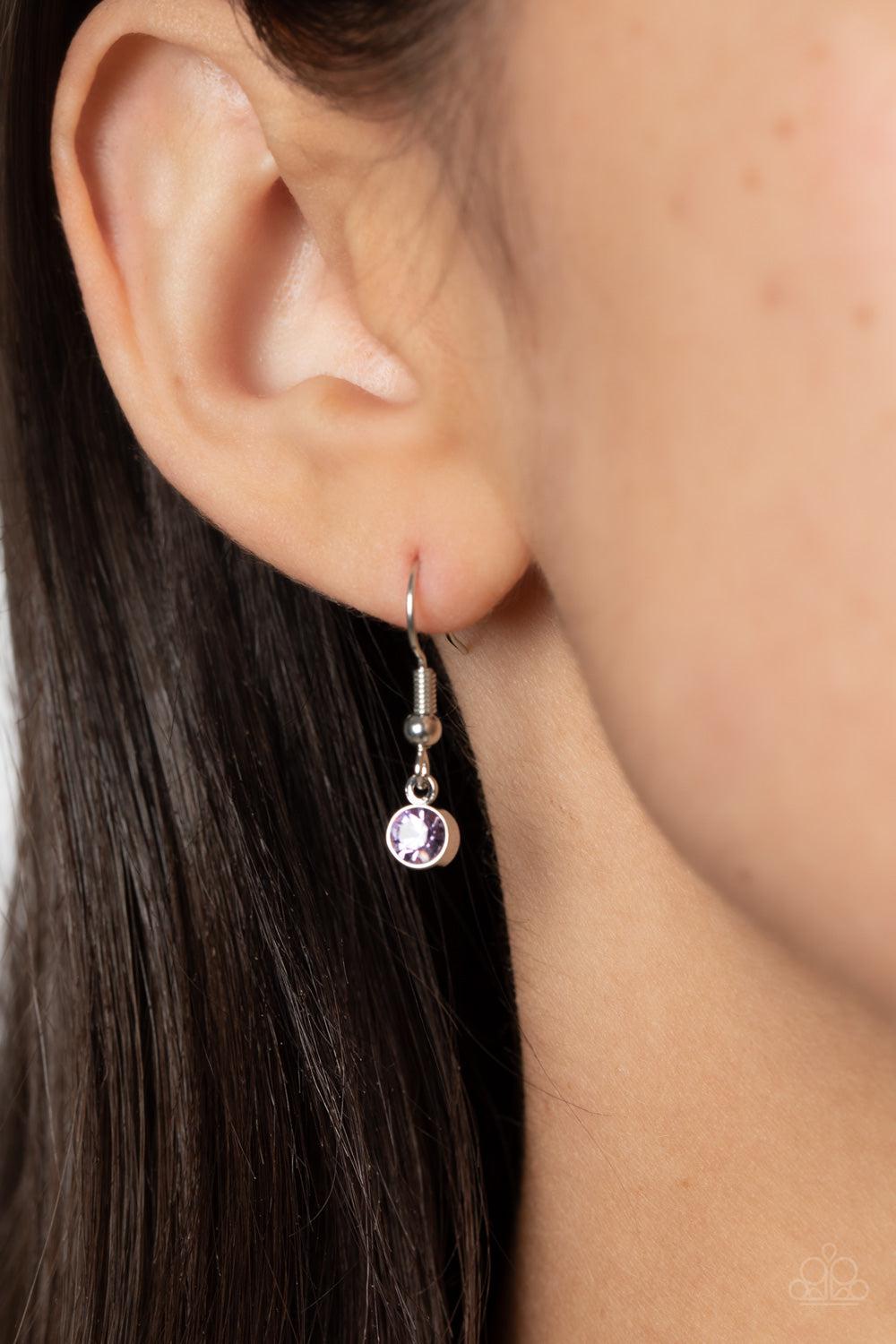 FAIRY Special Multi Rhinestone Butterfly Necklace - Paparazzi Accessories - free matching earrings -CarasShop.com - Paparazzi Jewelry by Cara Jewels