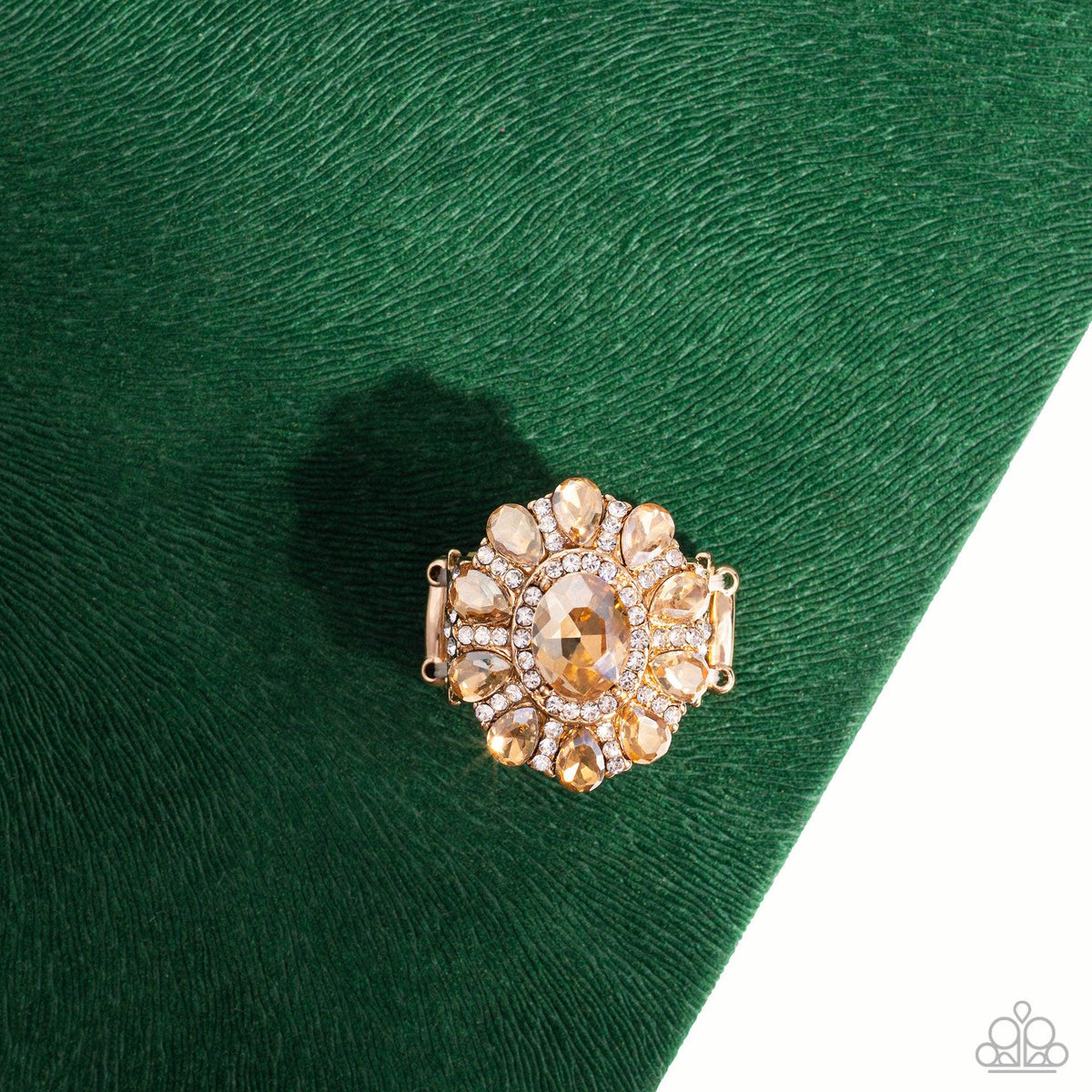 GLIMMER and Spice Gold Ring - Paparazzi Accessories