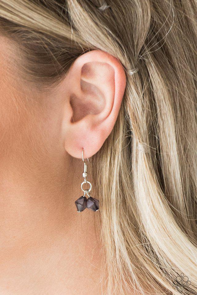 Grand Canyon Grotto Black Necklace - Paparazzi Accessories - free matching earrings -CarasShop.com - Paparazzi Jewelry by Cara Jewels
