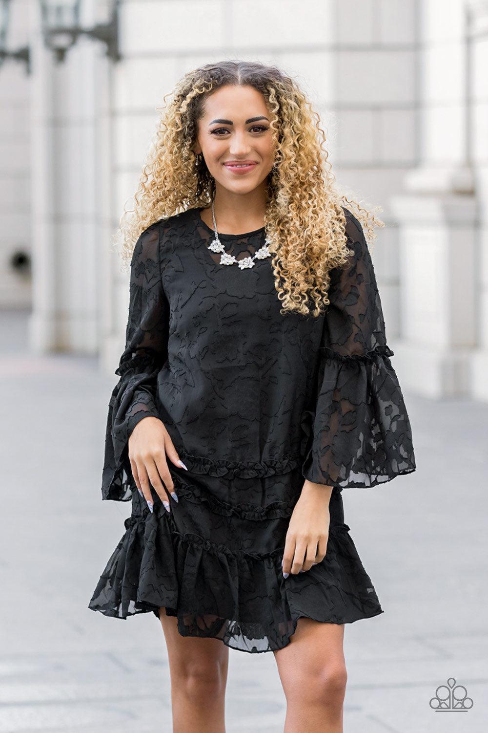 HEIRESS of Them All White Pearl and Rhinestone Necklace - Paparazzi Accessories