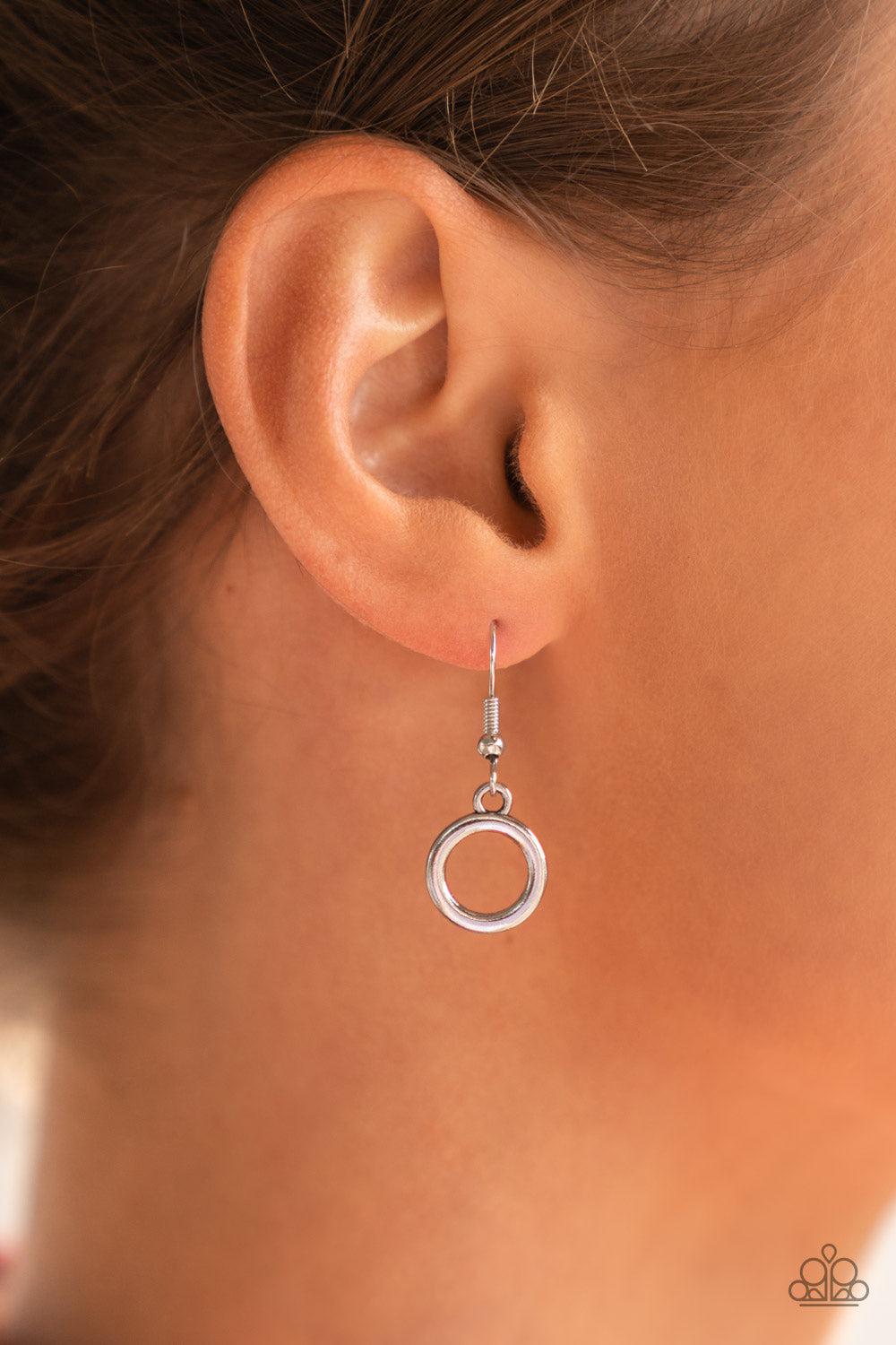 Heart Full Of Fabulous Multi Iridescent Heart Necklace - Paparazzi Accessories - free matching earrings -CarasShop.com - Paparazzi Jewelry by Cara Jewels