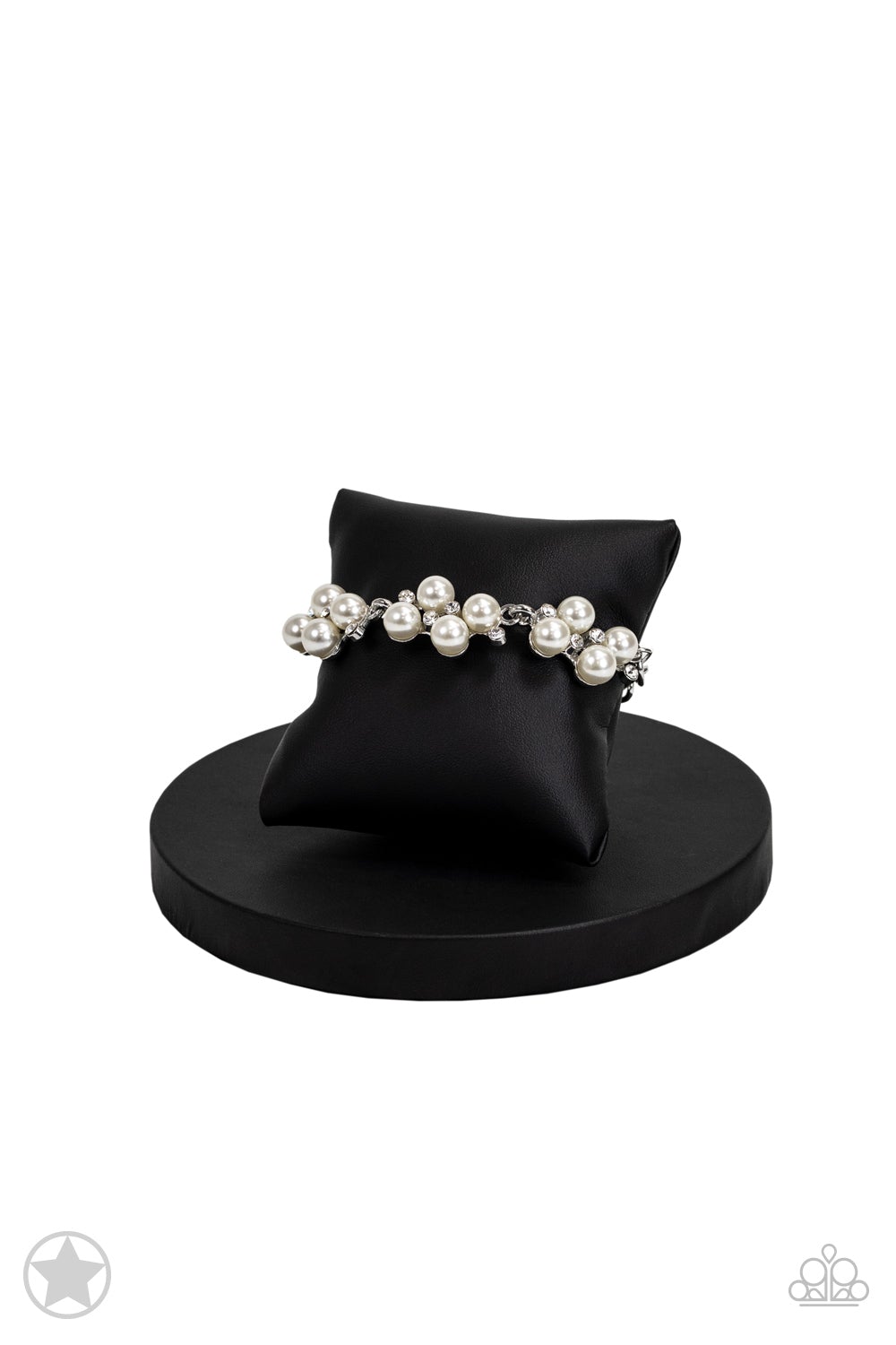 I Do - White Pearl Bracelet - Paparazzi Accessories - Blockbuster - best seller - CarasShop.com - Paparazzi Jewelry by Cara Jewels