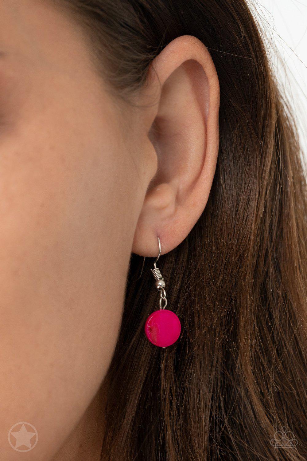 Kaleidoscopically Captivating Multi-color Necklace - Paparazzi Accessories - free matching earrings -CarasShop.com - Paparazzi Jewelry by Cara Jewels