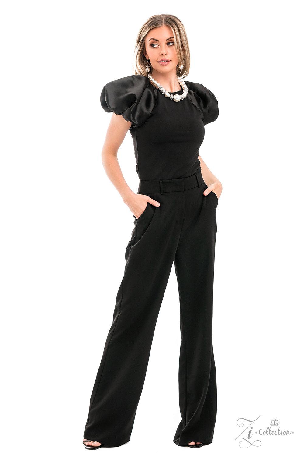 Noble 2022 Zi Collection Necklace - Paparazzi Accessories - stylized on model - CarasShop.com - Paparazzi Jewelry by Cara Jewels