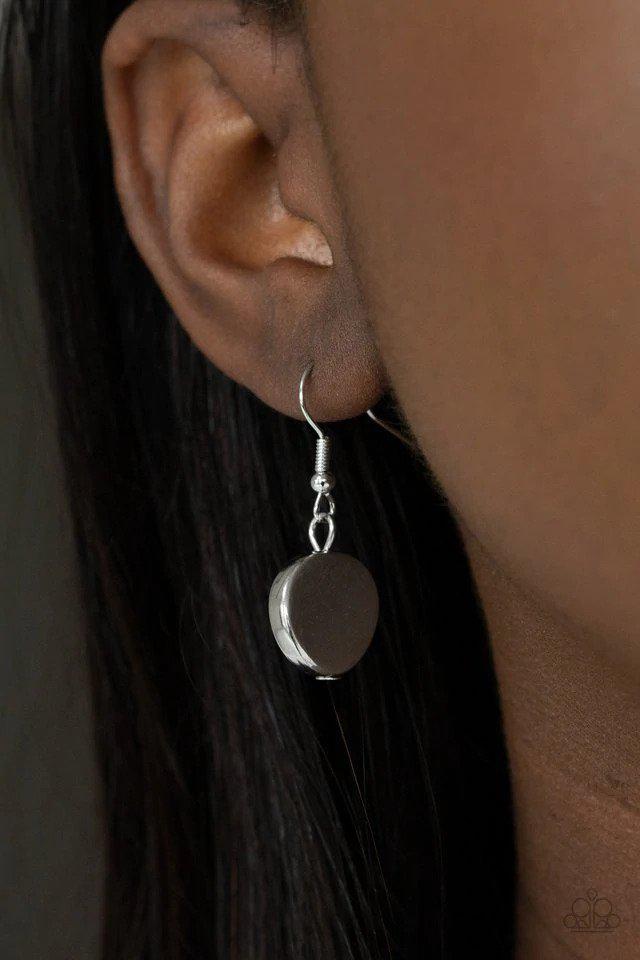 Oceanside Spa Blue Necklace - Paparazzi Accessories - free matching earrings -CarasShop.com - Paparazzi Jewelry by Cara Jewels