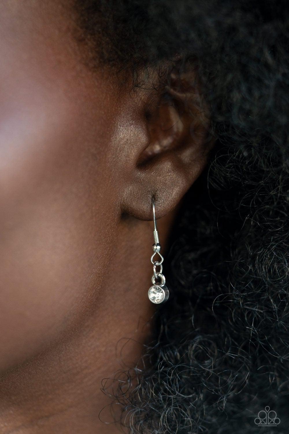 Posh Party Avenue Multi Iridescent Rhinestone Necklace - Paparazzi Accessories - free matching earrings -CarasShop.com - Paparazzi Jewelry by Cara Jewels