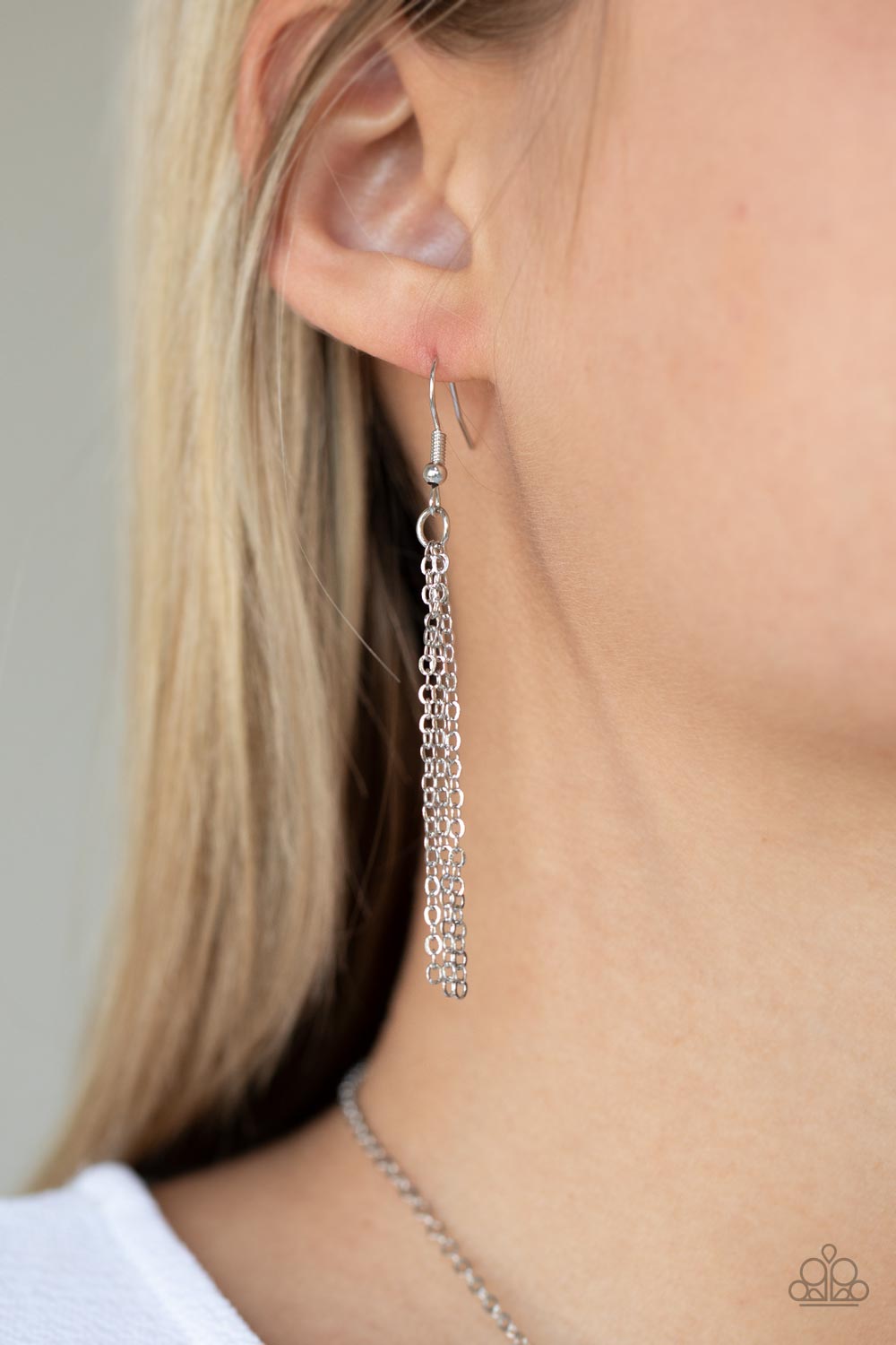 Prismatically Polished Black Necklace - Paparazzi Accessories - free matching earrings -CarasShop.com - Paparazzi Jewelry by Cara Jewels