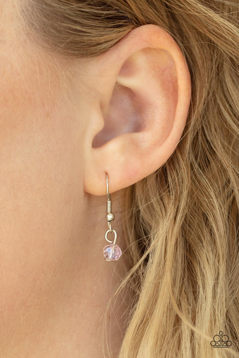 Promoted to Grandma Pink Inspirational Necklace - Paparazzi Accessories - free matching earrings -CarasShop.com - Paparazzi Jewelry by Cara Jewels