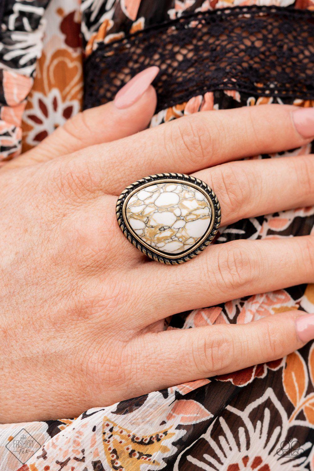 Simply Santa Fe Set - November 2021 - Paparazzi Accessories- Ring - CarasShop.com - Paparazzi Jewelry by Cara Jewels