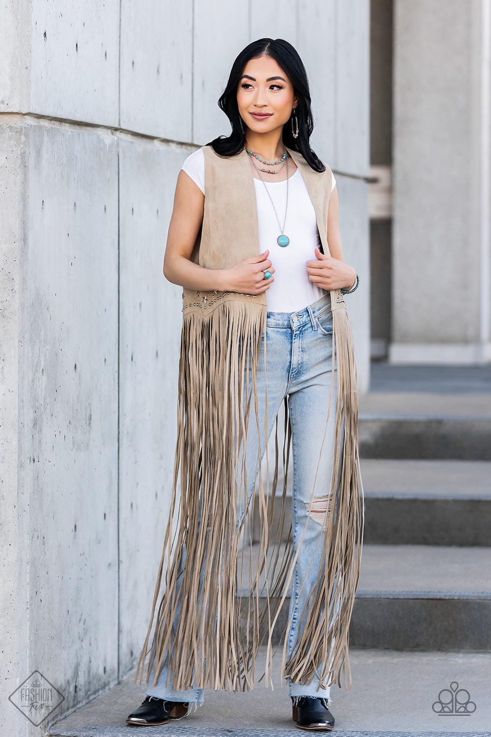 Simply Santa Fe Set - June 2022 - Paparazzi Accessories- Complete Look - CarasShop.com - Paparazzi Jewelry by Cara Jewels