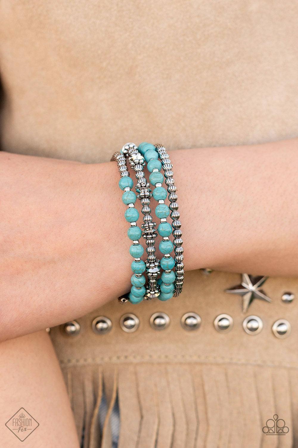 Simply Santa Fe Set - June 2022 - Paparazzi Accessories- Bracelet - CarasShop.com - Paparazzi Jewelry by Cara Jewels