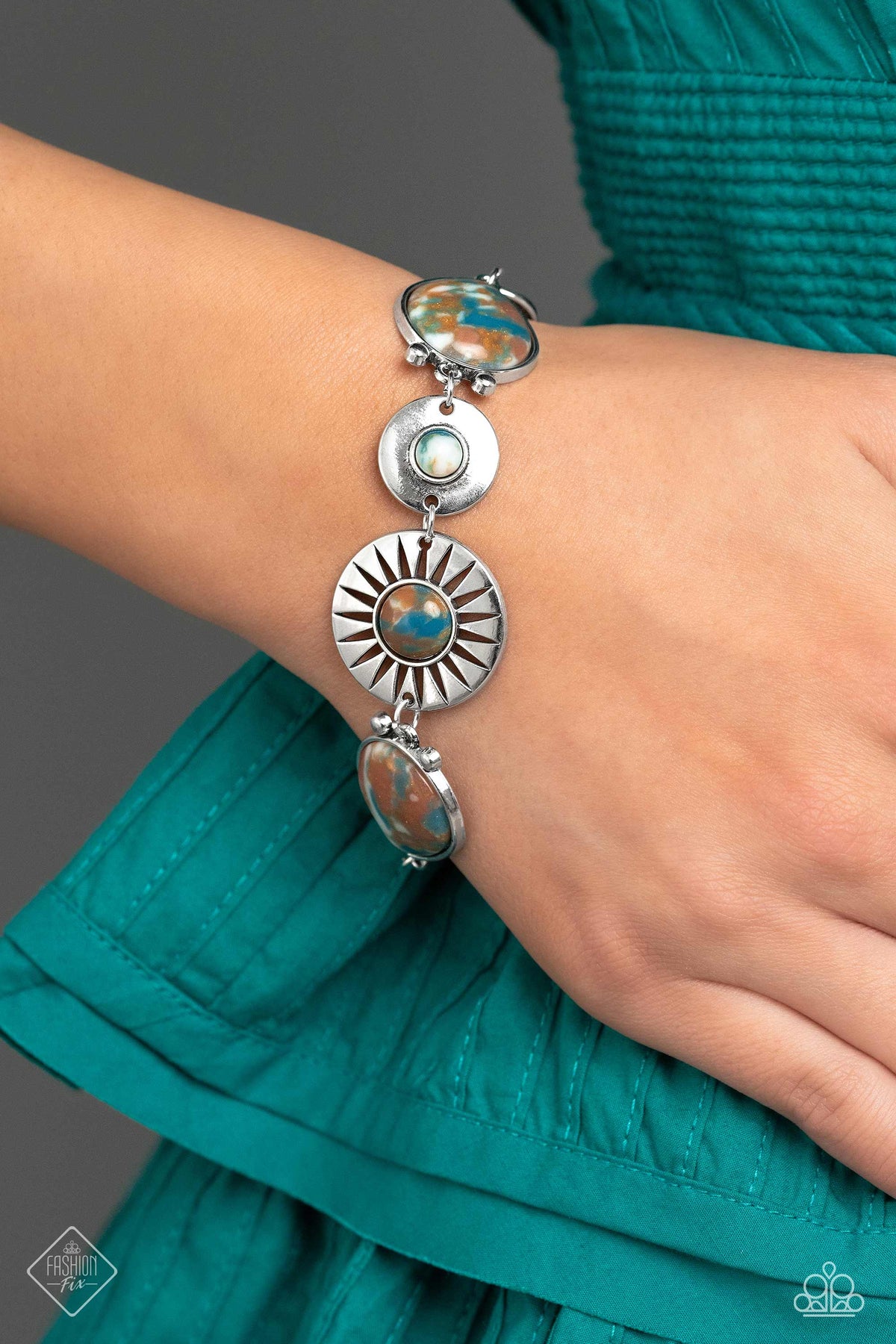 Simply Santa Fe Set - April 2023 - Paparazzi Accessories- Bracelet - CarasShop.com - Paparazzi Jewelry by Cara Jewels