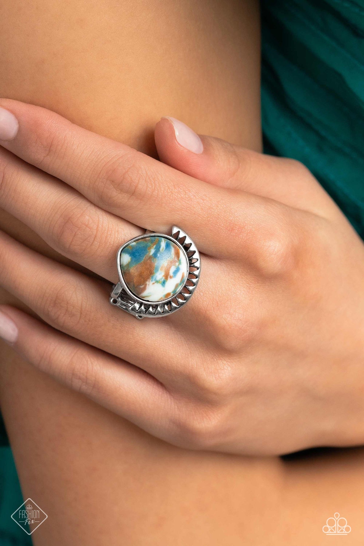 Simply Santa Fe Set - April 2023 - Paparazzi Accessories- Ring - CarasShop.com - Paparazzi Jewelry by Cara Jewels