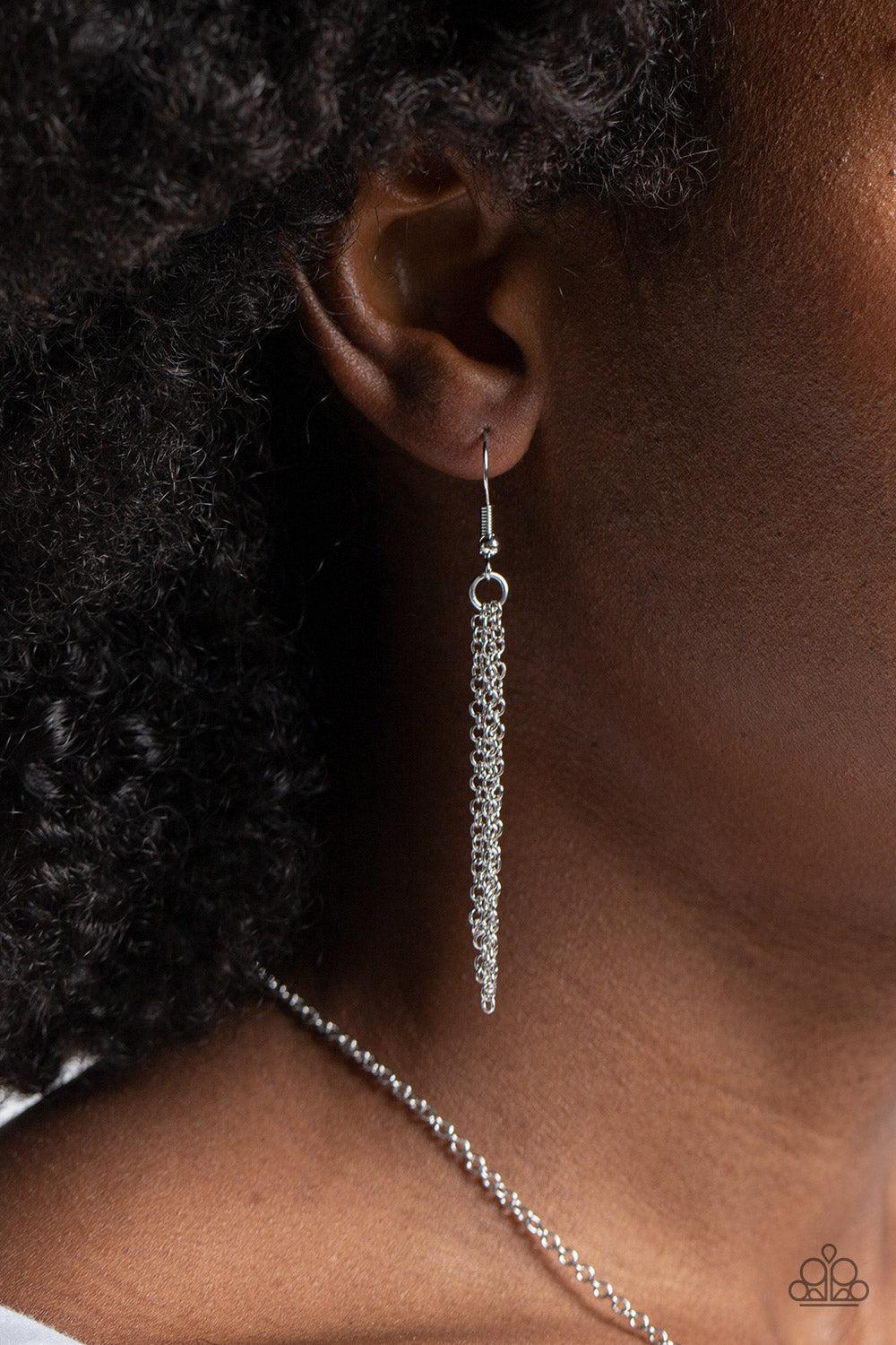 So This Is Love Purple Heart Necklace - Paparazzi Accessories - free matching earrings -CarasShop.com - Paparazzi Jewelry by Cara Jewels