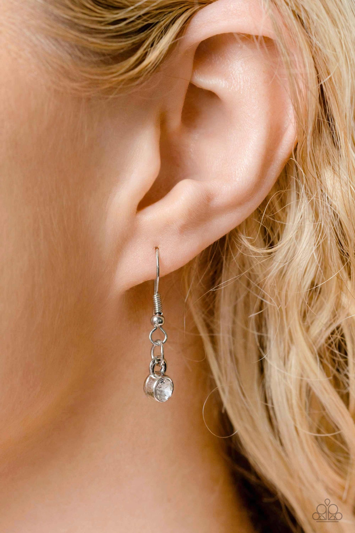 Tea Party Favors Pink Floral Necklace - Paparazzi Accessories - free matching earrings -CarasShop.com - Paparazzi Jewelry by Cara Jewels