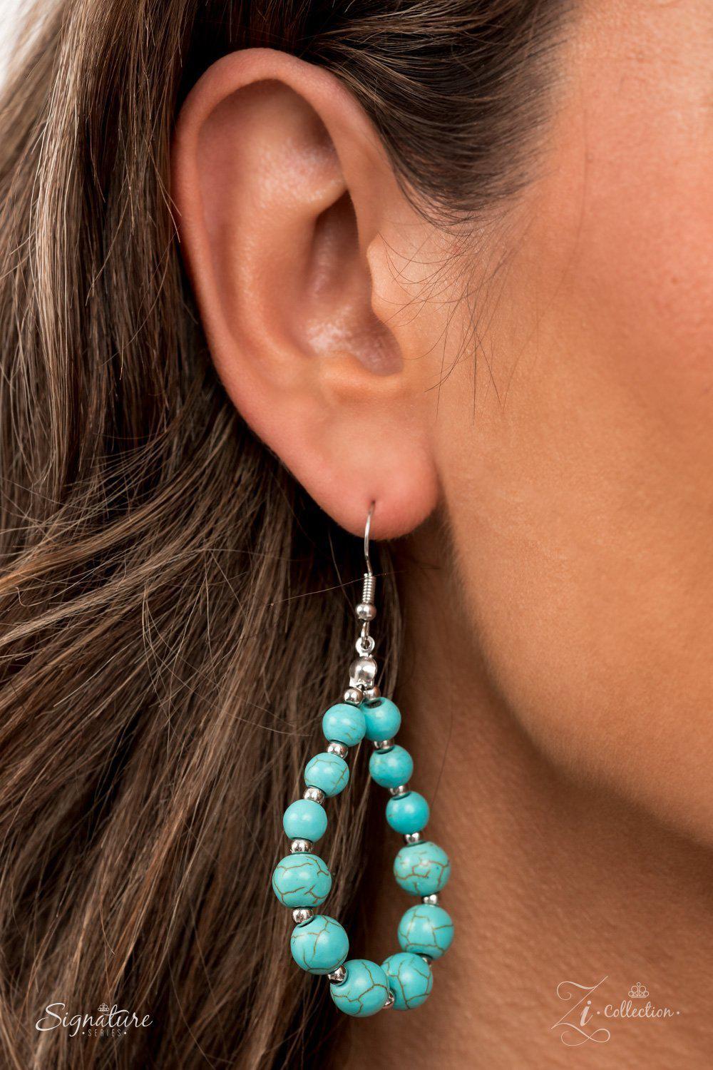 The Hilary 2021 Zi Signature Collection Necklace - Paparazzi Accessories - free matching earrings -CarasShop.com - Paparazzi Jewelry by Cara Jewels