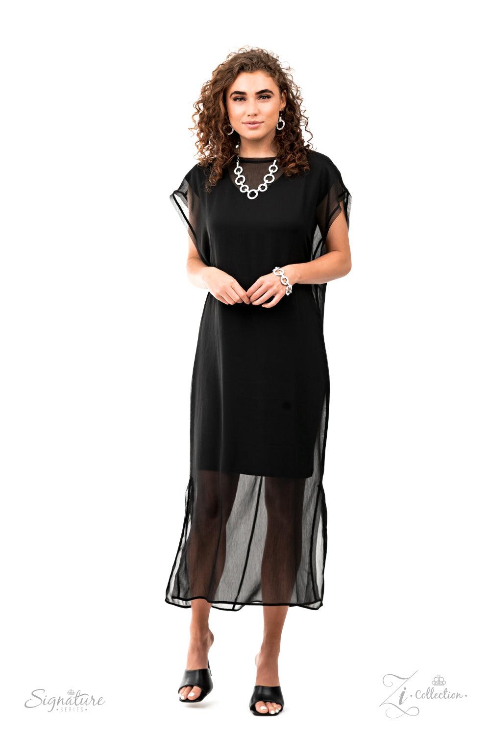 The Missy 2021 Zi Signature Collection Necklace - Paparazzi Accessories- Flat Lay -CarasShop.com - Paparazzi Jewelry by Cara Jewels