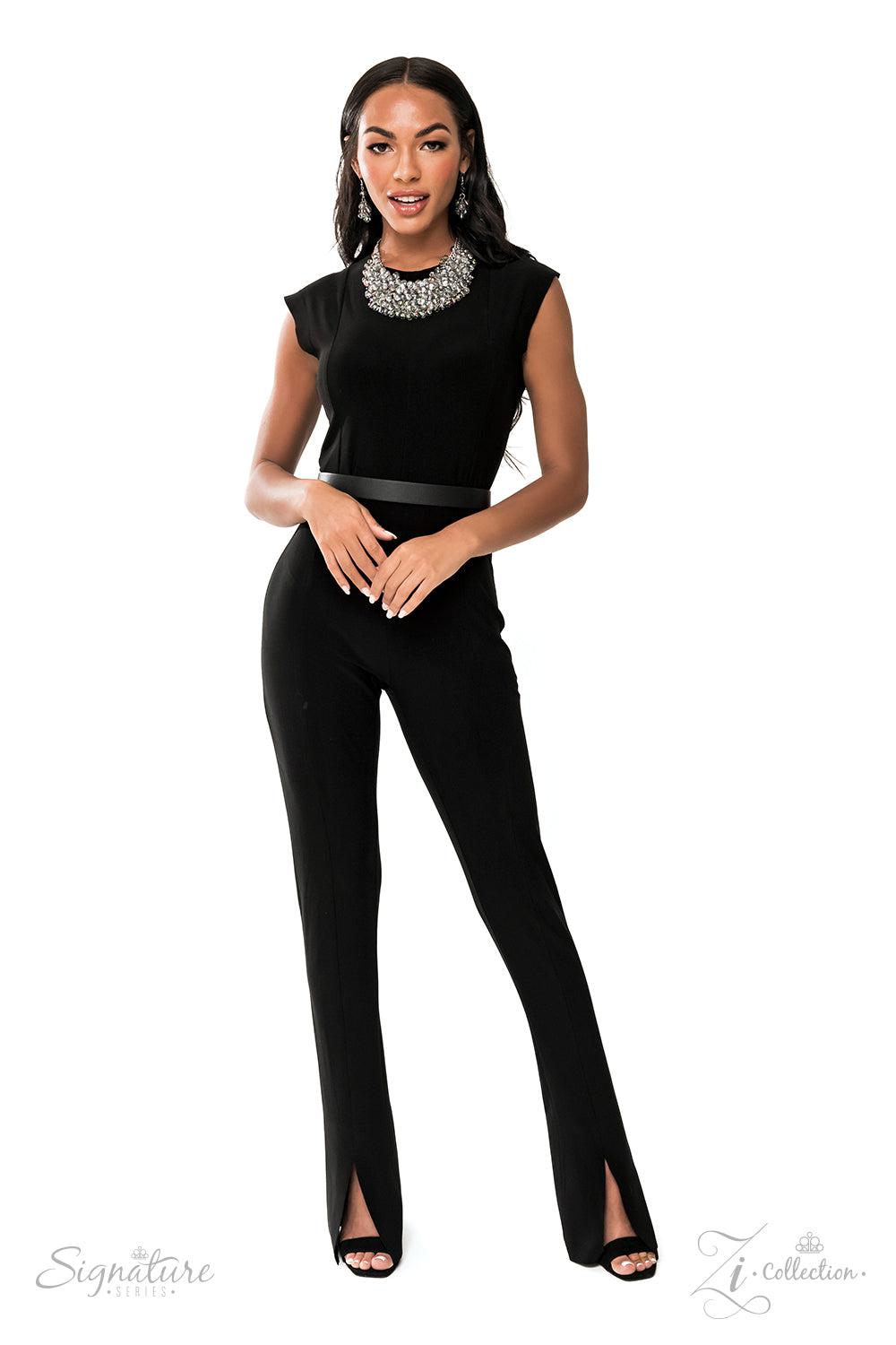 The Tanger 2022 Zi Signature Collection Necklace - Paparazzi Accessories - stylized on model - CarasShop.com - Paparazzi Jewelry by Cara Jewels