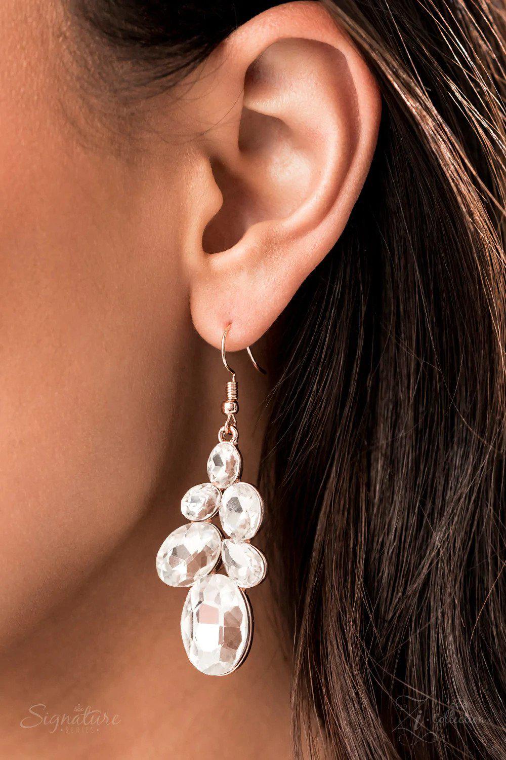 The Jenni 2022 Zi Signature Collection Necklace - Paparazzi Accessories - free matching earrings -CarasShop.com - Paparazzi Jewelry by Cara Jewels