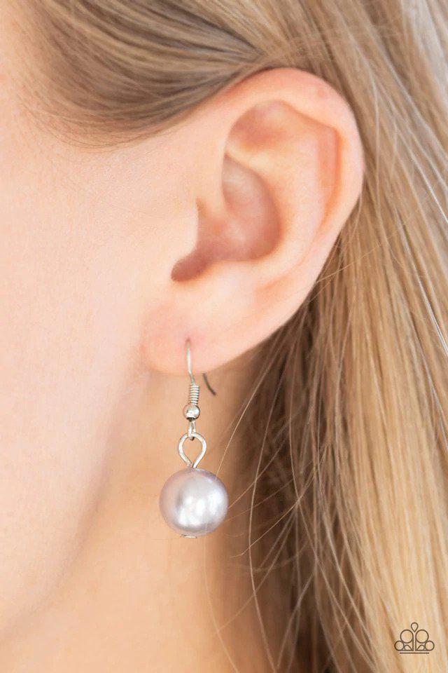 There's Always Room At The Top Silver Necklace - Paparazzi Accessories - free matching earrings -CarasShop.com - Paparazzi Jewelry by Cara Jewels