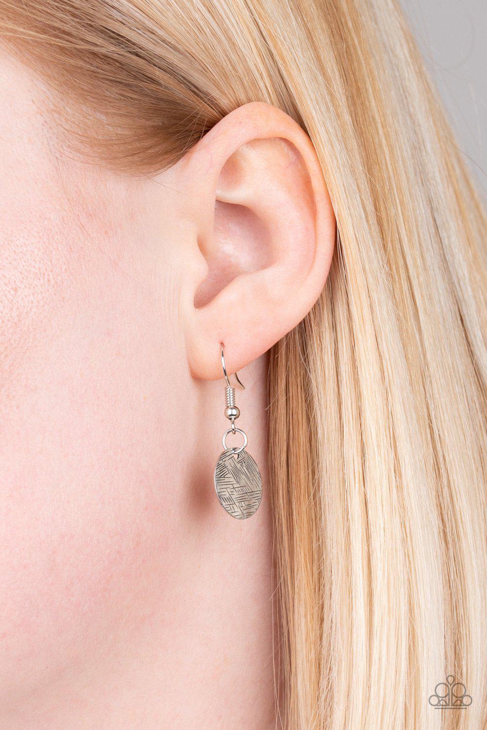 Trailblazing Trinket Multi Silver and Brass Necklace - Paparazzi Accessories - free matching earrings -CarasShop.com - Paparazzi Jewelry by Cara Jewels