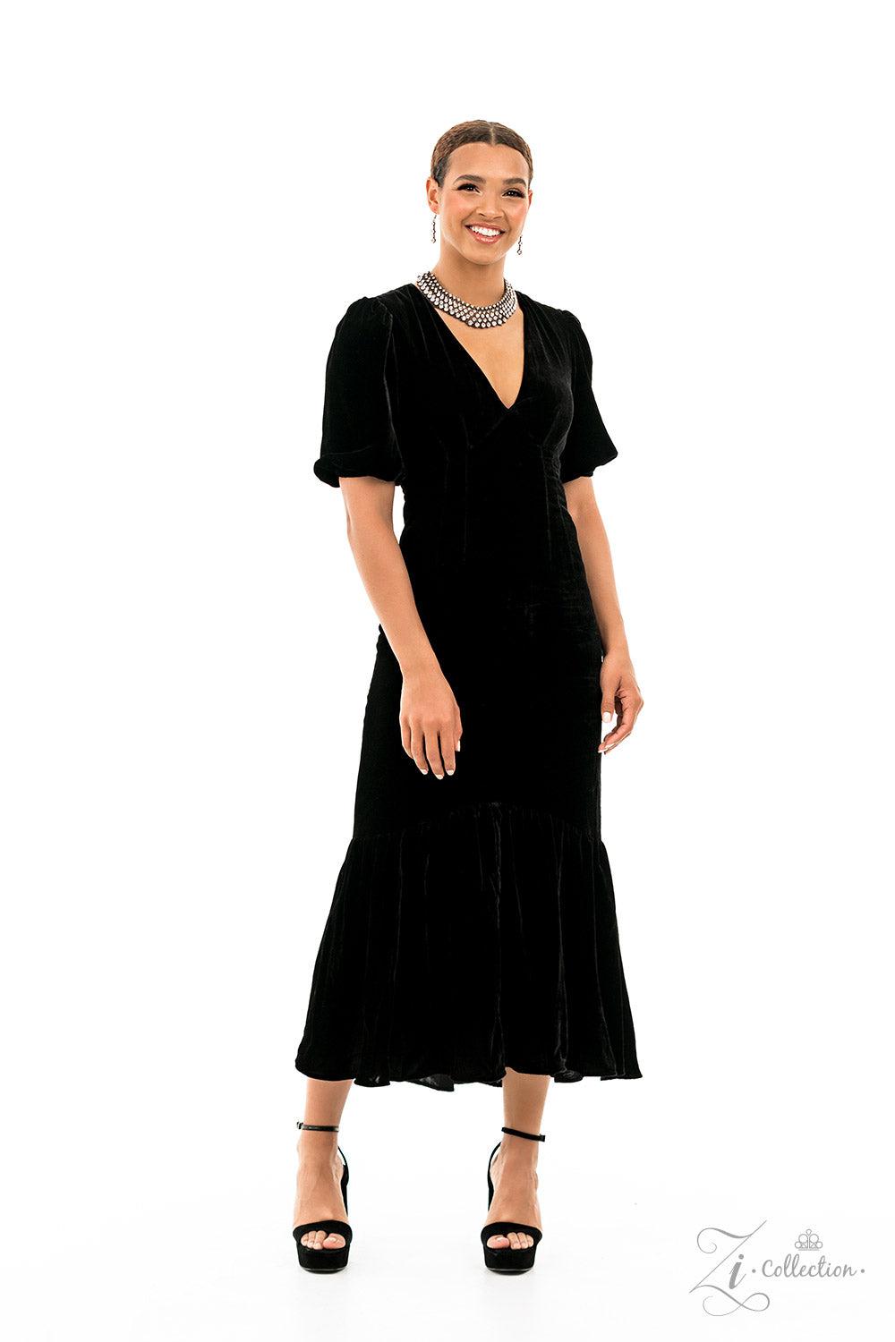 Undeniable 2022 Zi Collection Necklace - Paparazzi Accessories - stylized on model - CarasShop.com - Paparazzi Jewelry by Cara Jewels