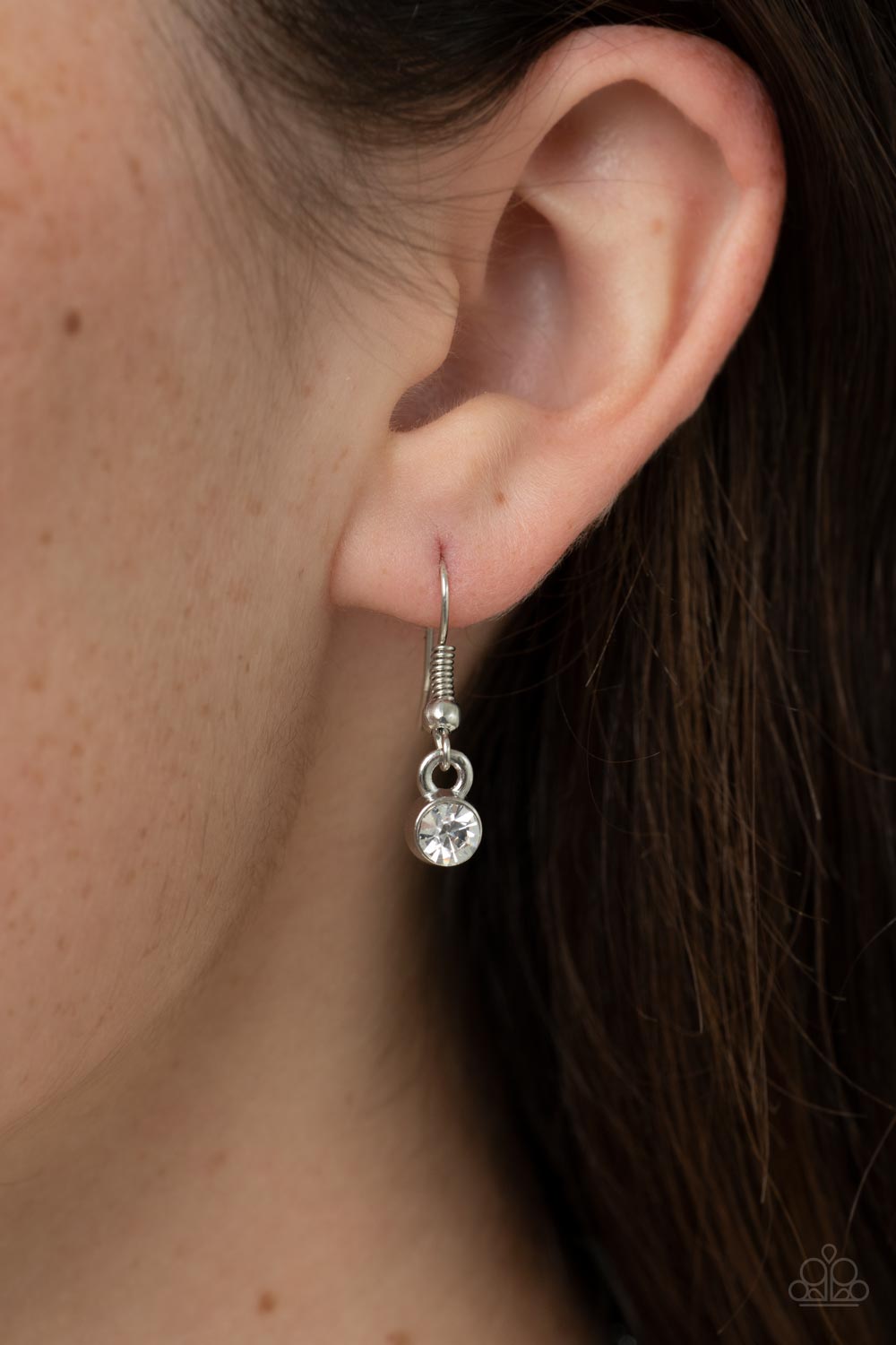 Understated Dazzle Red Rhinestone Necklace - Paparazzi Accessories - free matching earrings -CarasShop.com - Paparazzi Jewelry by Cara Jewels