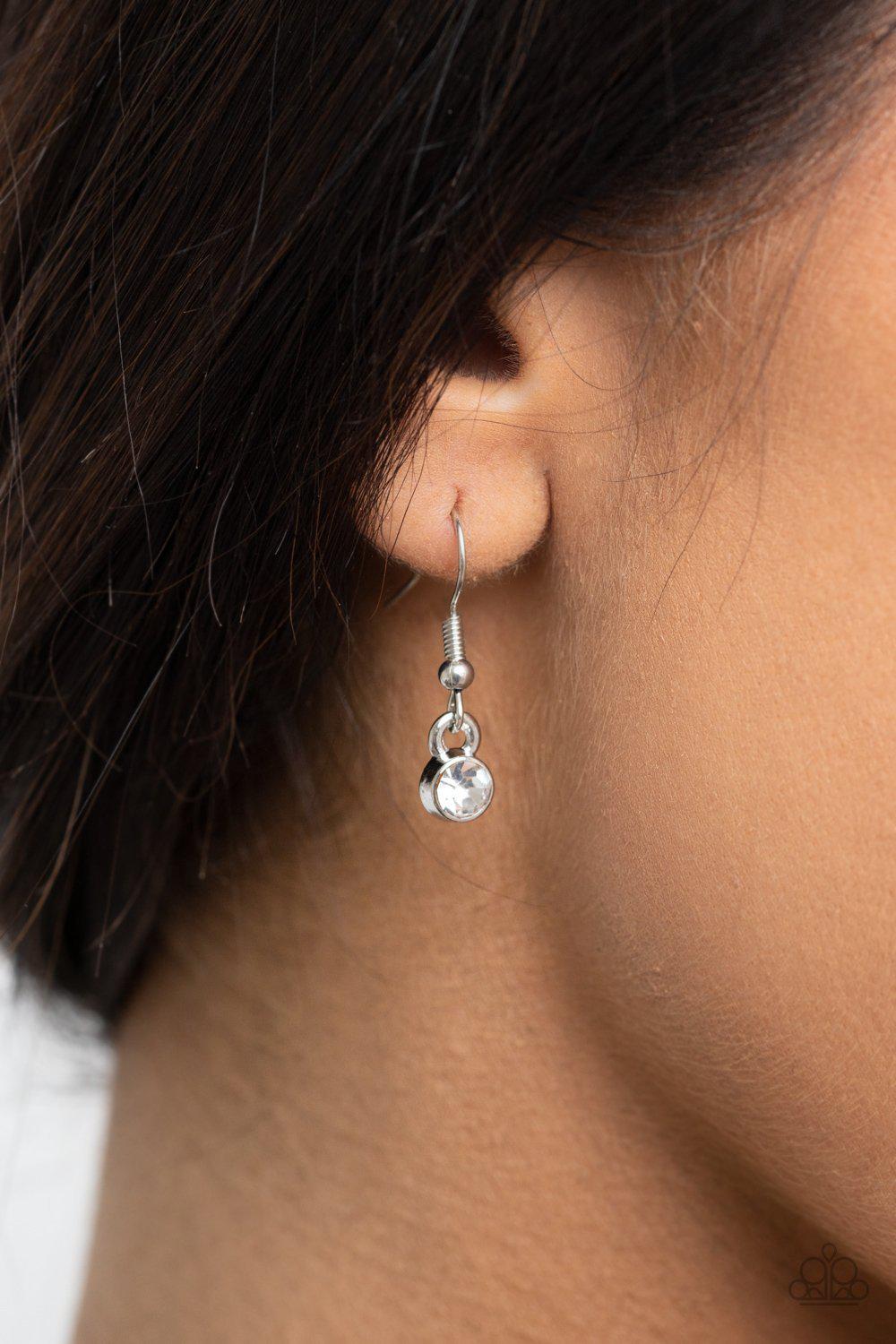 A DIVA-ttitude Adjustment Pink Cat's Eye Necklace - Paparazzi Accessories - free matching earrings -CarasShop.com - Paparazzi Jewelry by Cara Jewels