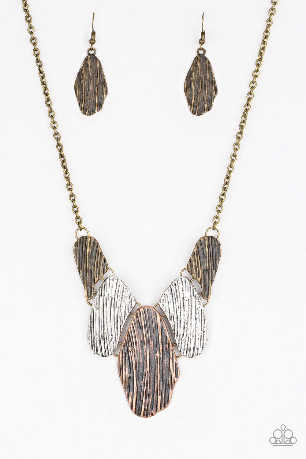 A New Discovery Multi-colored Necklace - Paparazzi Accessories- lightbox - CarasShop.com - Paparazzi Jewelry by Cara Jewels