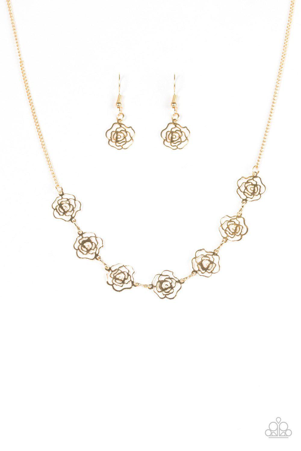 A Rare Rose Gold Necklace - Paparazzi Accessories- lightbox - CarasShop.com - Paparazzi Jewelry by Cara Jewels