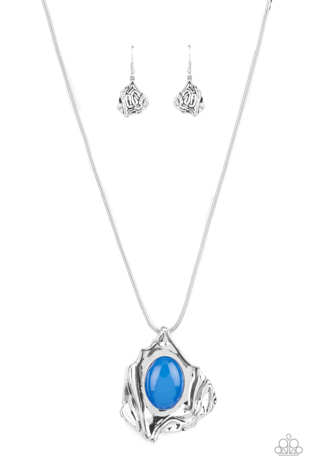 Amazon Amulet Blue Necklace - Paparazzi Accessories- lightbox - CarasShop.com - Paparazzi Jewelry by Cara Jewels