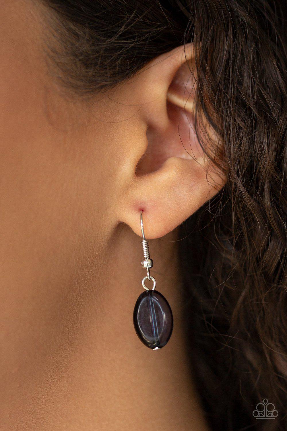 Back For More Black Necklace - Paparazzi Accessories - free matching earrings -CarasShop.com - Paparazzi Jewelry by Cara Jewels