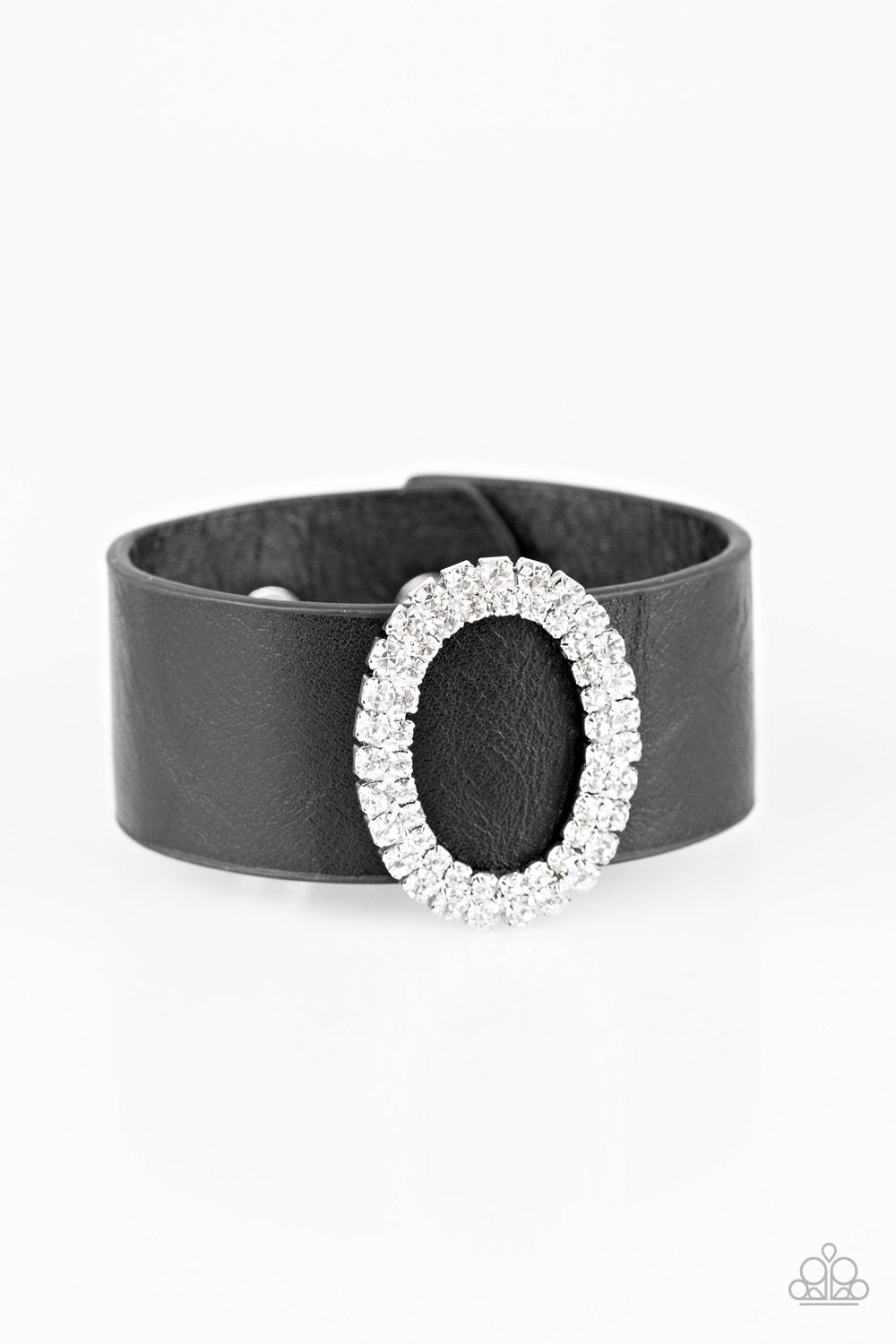 Center Stage Starlet Blue Urban Bracelet - Paparazzi Accessories- lightbox - CarasShop.com - Paparazzi Jewelry by Cara Jewels