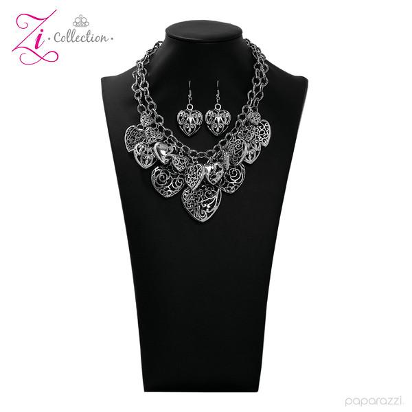 Cherish 2019 Zi Collection Necklace and matching Earrings - Paparazzi Accessories- lightbox - CarasShop.com - Paparazzi Jewelry by Cara Jewels