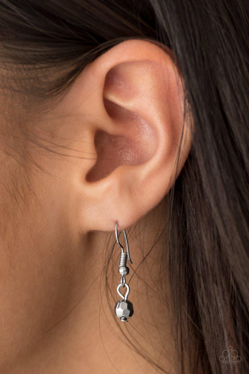 City Couture Silver and Multicolored Gem Necklace - Paparazzi Accessories - free matching earrings -CarasShop.com - Paparazzi Jewelry by Cara Jewels