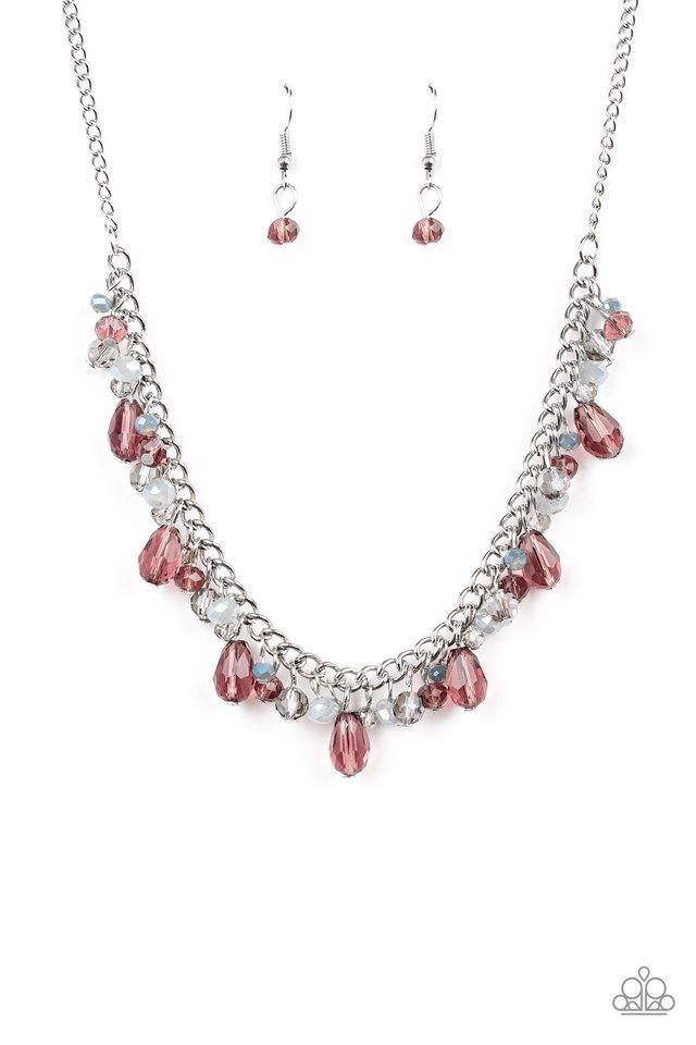 Courageously Catwalk Purple and Gray Necklace - Paparazzi Accessories- lightbox - CarasShop.com - Paparazzi Jewelry by Cara Jewels