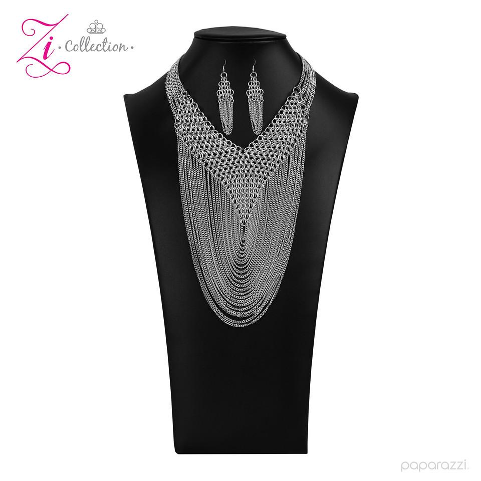 Defiant 2020 Zi Collection Necklace - Paparazzi Accessories- lightbox - CarasShop.com - Paparazzi Jewelry by Cara Jewels