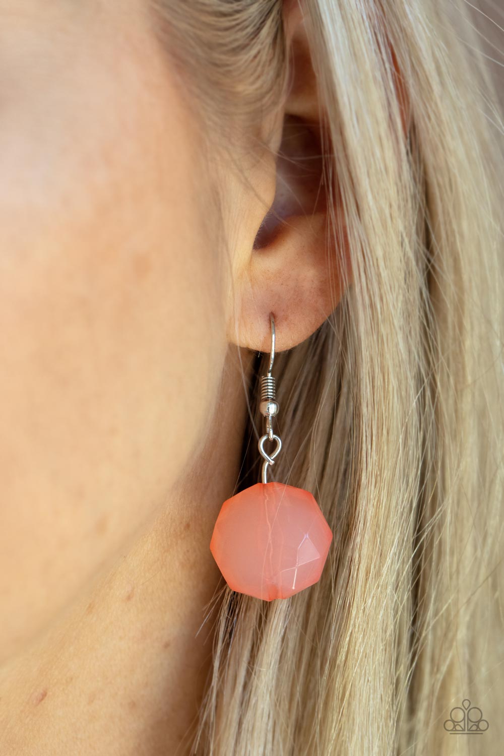 DEW What You Wanna DEW Burnt Coral Necklace - Paparazzi Accessories - free matching earrings -CarasShop.com - Paparazzi Jewelry by Cara Jewels