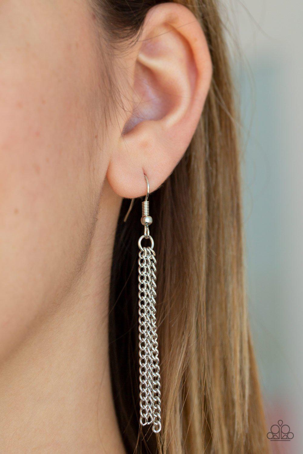 Diva Dance Party Brown Necklace - Paparazzi Accessories - free matching earrings -CarasShop.com - Paparazzi Jewelry by Cara Jewels