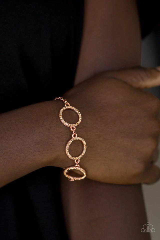 Paparazzi Bracelets - Paparazzi Dress The Part Copper Bracelet | CarasShop Paparazzi Bracelets - Paparazzi Dress The Part Copper Bracelet | CarasShop