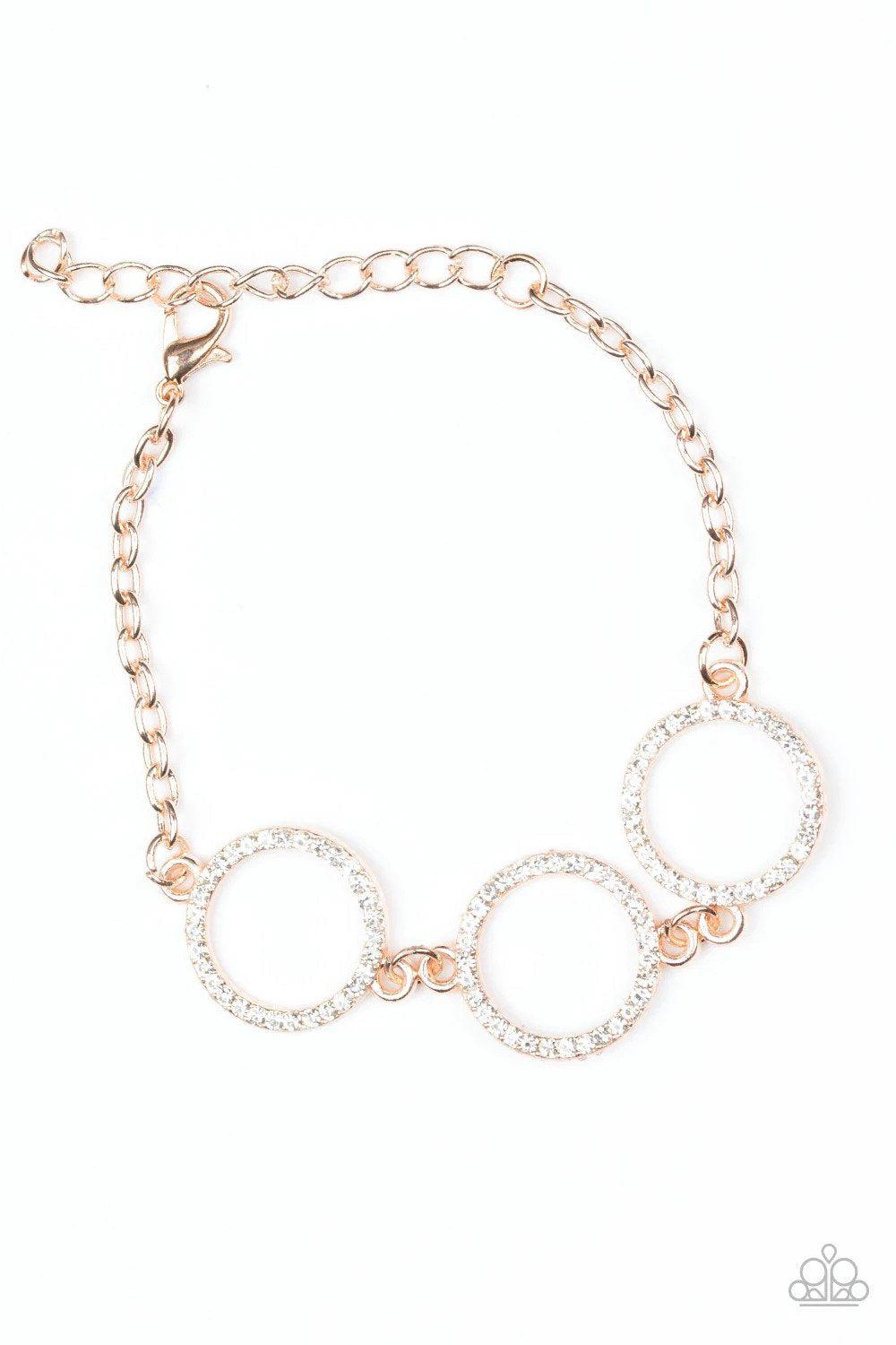 Dress The Part Gold Bracelet - Paparazzi Accessories- lightbox - CarasShop.com - Paparazzi Jewelry by Cara Jewels