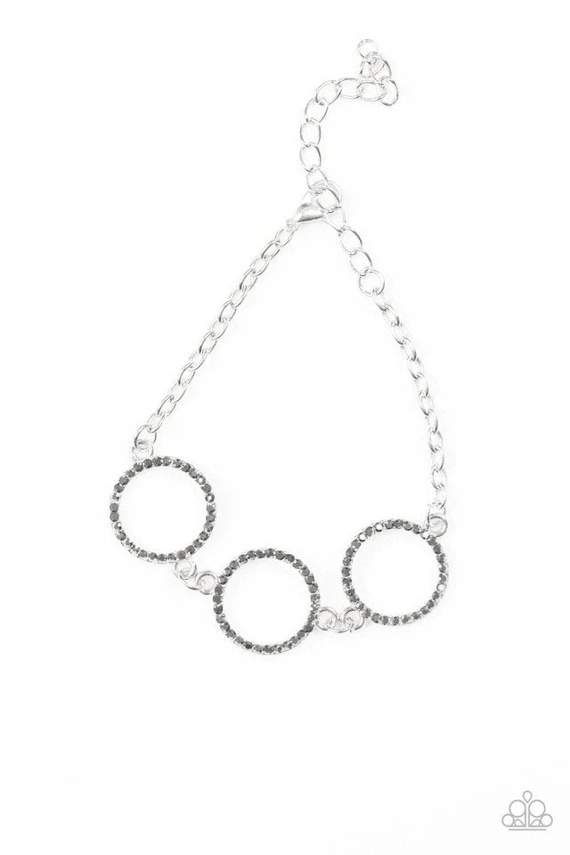 Dress The Part Silver Bracelet - Paparazzi Accessories- lightbox - CarasShop.com - Paparazzi Jewelry by Cara Jewels